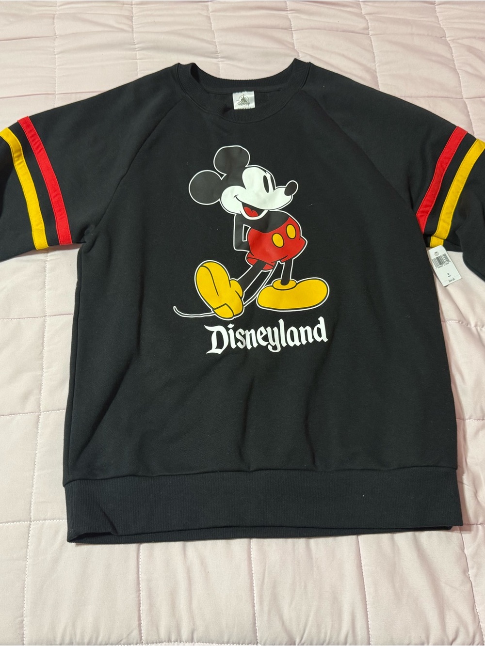 Disney Parks Disneyland Black Mickey Mouse Sweatshirt MEDIUM